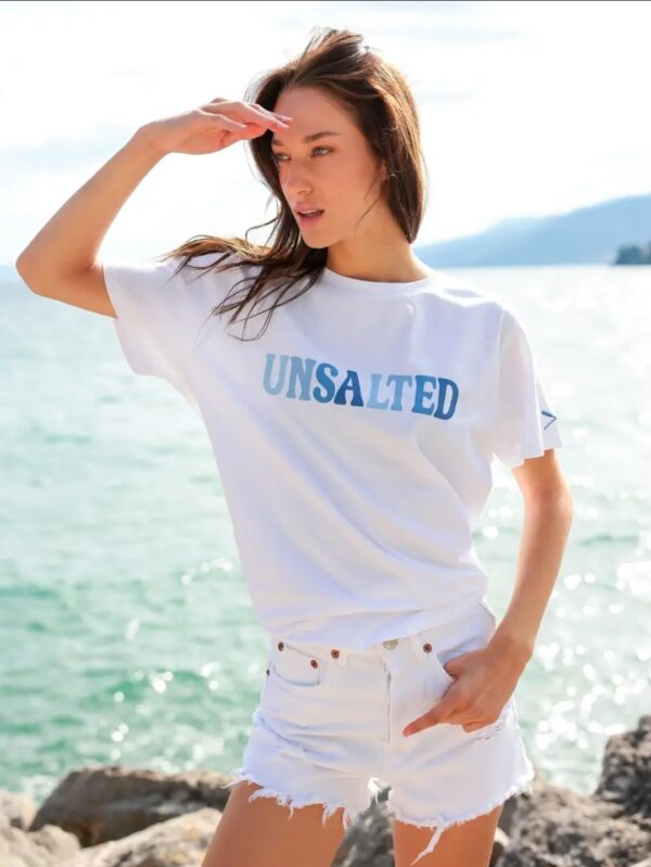 Product Image for  Unsalted T-Shirt with Embroidery Details