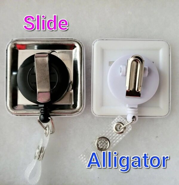 Product Image for  CNA Certified Nursing Assistant Purple ID Retractable Badge Holder: Alligator