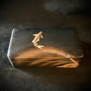 Product Image for  Signed Meiji-Era Japanese Kobako with Leaping Carp