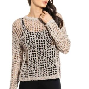 Product Image for  Adele Hand-crafted Open Crochet Top