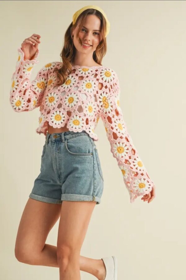 Product Image for  Taylor Daisy Crochet Top