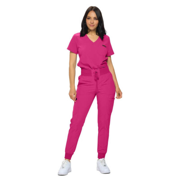 Product Image for  Premium Stretch Medical Scrub Set – Jogger Pants & Tuck-In Top | Healthcare Uniforms