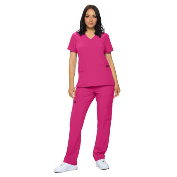 Product Image for  Premium Stretch Medical Scrub Set – Jogger Pants & Tuck-In Top | Healthcare Uniforms
