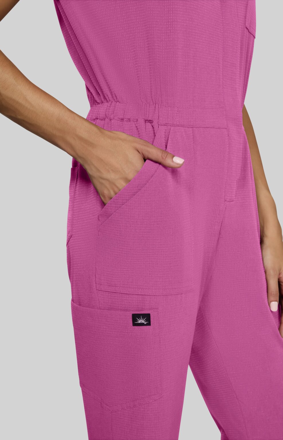 Downloaded from Shopify for use with Vendor ID (893) and Product ID (8970834706654). Product Image for KOI Women’s Anja Jumpsuit – Healthcare Medical Scrubs