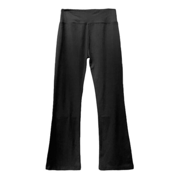 Product Image for  Black Brush Poly Flare Bottom Legging
