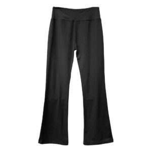 Product Image for  Black Brush Poly Flare Bottom Legging