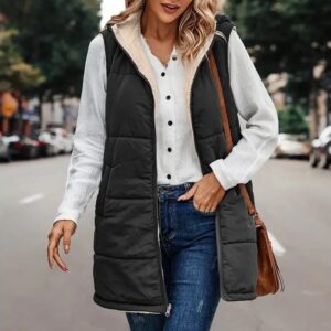Product Image for  Elise Reversible Sherpa Lined Vest- 3 colors