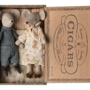 Product Image for  Maileg Grandma & Grandpa Mouse in Cigar Box