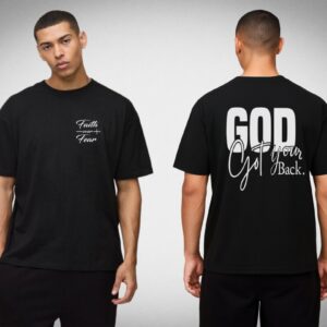 Product Image for  Faith Over Fear – God Got Your Back T-Shirt