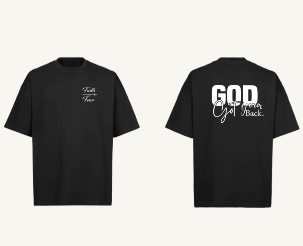 Product Image for  Faith Over Fear – God Got Your Back T-Shirt