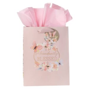Product Image for  Gift Bag MD Pink Abundantly Blessed Deut. 7:13