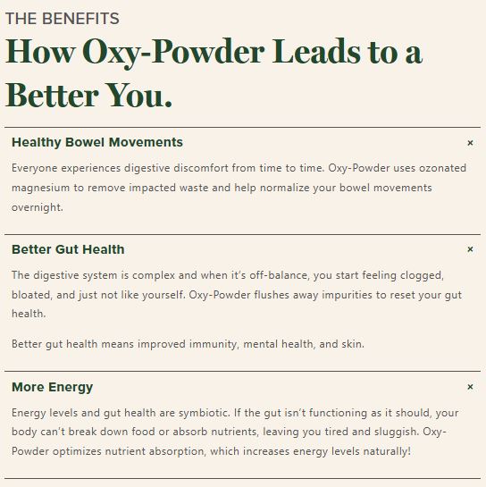 Downloaded from Square for use with Vendor ID (404) and Product ID (Square: MFLM3MZEZVGNRGAXHCTSLP6A - WC: 72329). Product Image for Oxy-Powder