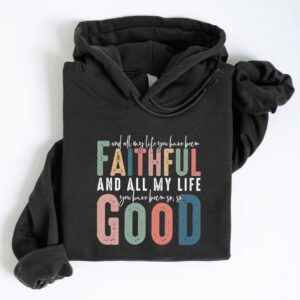 Product Image for Faithful God Hoodie – Black