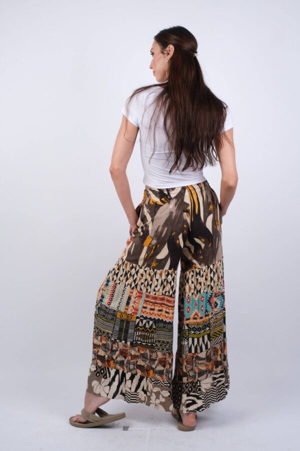 Product Image for  Abstract Allure Patchwork Hippie Pants: S/M & L/XL)