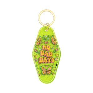 Product Image for Vintage Retro Style Motel Hotel Keychain Key Ring: No Bad Days