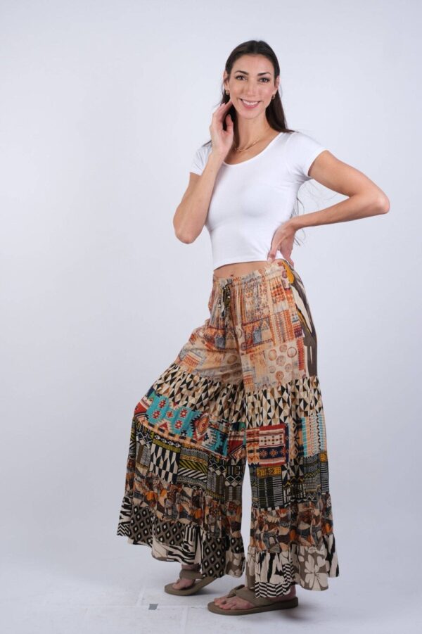 Product Image for  Abstract Allure Patchwork Hippie Pants: S/M & L/XL)