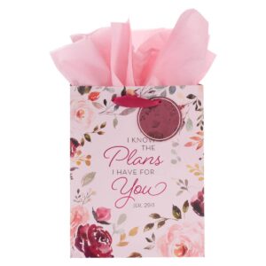 Product Image for  Gift Bag MD Pink I Know the Plans Jer. 29:11