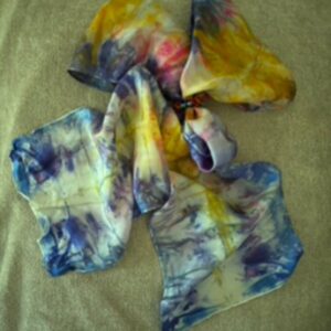 Product Image for  Stained Glass Scarf, Silk & Infinity Ring, Cyndi Ernst, CE25615