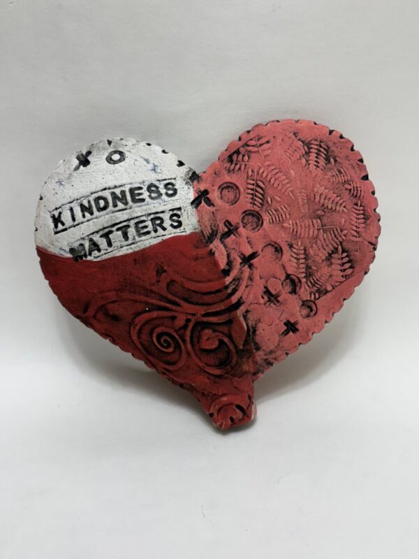 Product Image for  Ceramic Heart Garden Stake by Anita Lamour AML2564