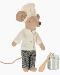 Product Image for  Maileg Chef Mouse with Soup Pot & Spoon