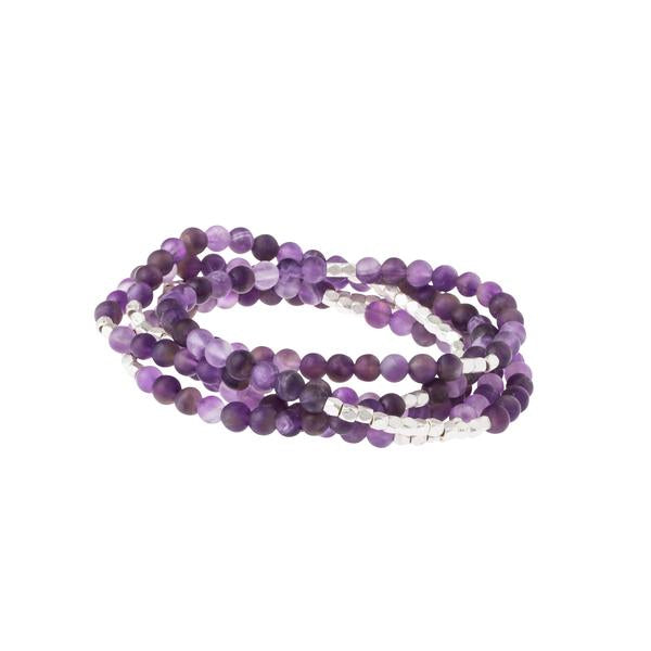 Downloaded from Shopify for use with Vendor ID (979) and Product ID (4388736991301). Product Image for Amethyst Stone of Protection Bracelet/Necklace