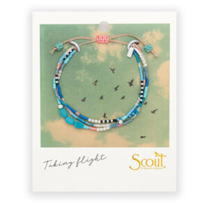 Product Image for  Mixed Media Bracelet – Sky, Turquoise, Silver