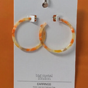 Product Image for  Emma Resin Statement Hoop Earrings