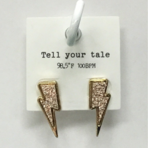 Product Image for  Lighting Bolt Stud Earrings