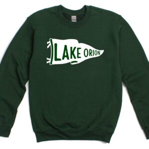 Product Image for  Lake Orion Pendant Crewneck Sweatshirt Green