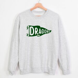 Product Image for  Lake Orion Dragons Pendant Crewneck Sweatshirt Gray