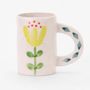 Product Image for  Hand-Painted Green Floral Mug