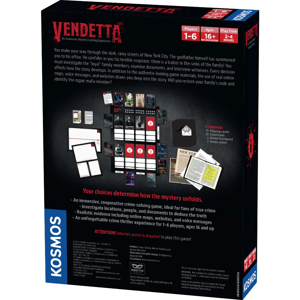 Downloaded from Shopify for use with Vendor ID (979) and Product ID (10280742977830). Product Image for  Masters of Crime: Vendetta