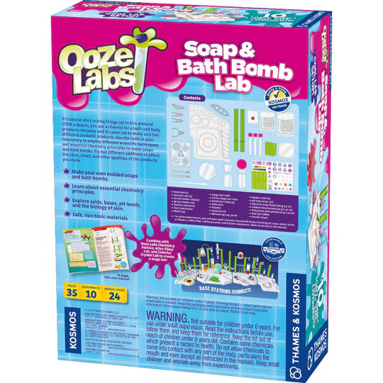 Downloaded from Shopify for use with Vendor ID (979) and Product ID (10280811790630). Product Image for  Ooze Labs: Soap & Bath Bomb Lab