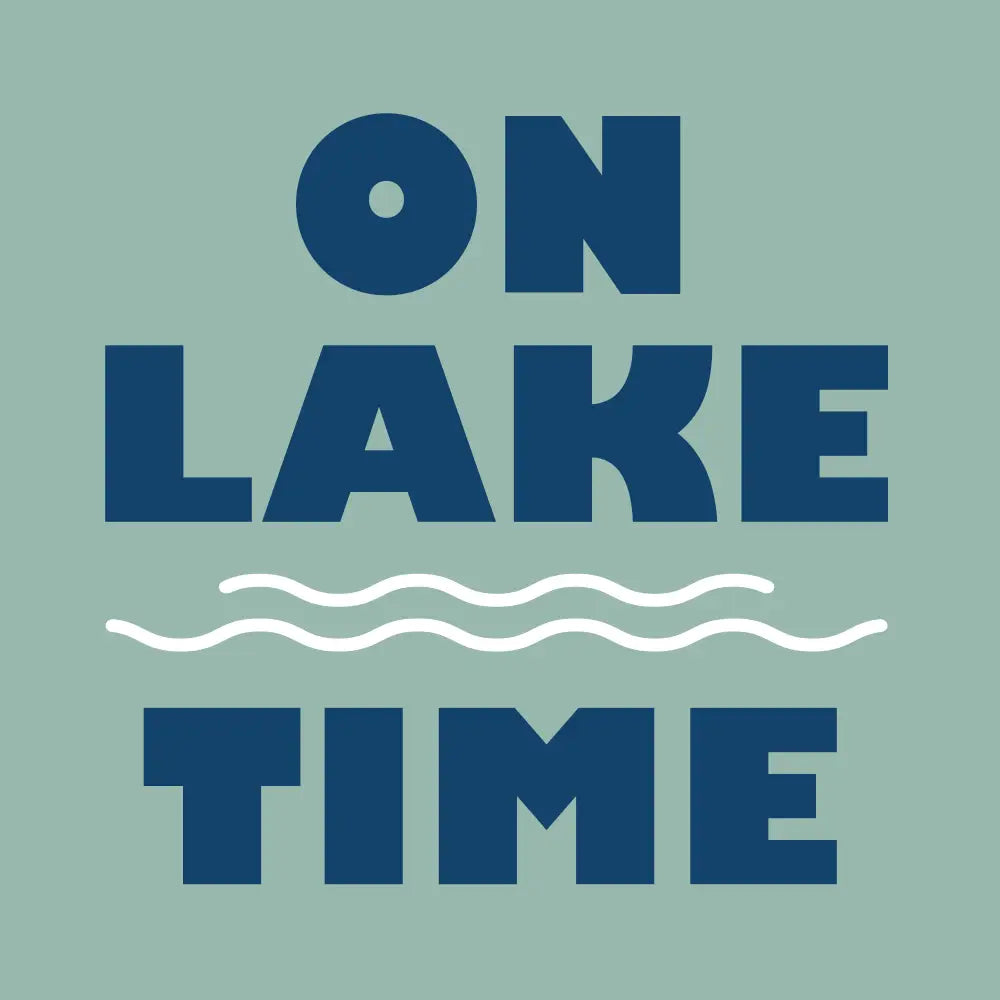 Downloaded from Shopify for use with Vendor ID (979) and Product ID (10287987425574). Product Image for  On Lake Time Funny Cocktail Napkins
