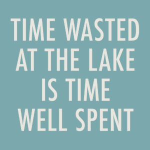 Product Image for  Time Wasted Lake Funny Cocktail Napkins