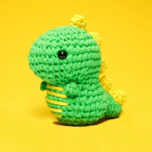 Product Image for  Fred the Dinosaur Beginner Crochet Kit
