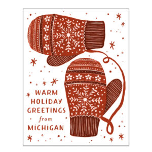 Product Image for  Michigan Mittens Holiday Card