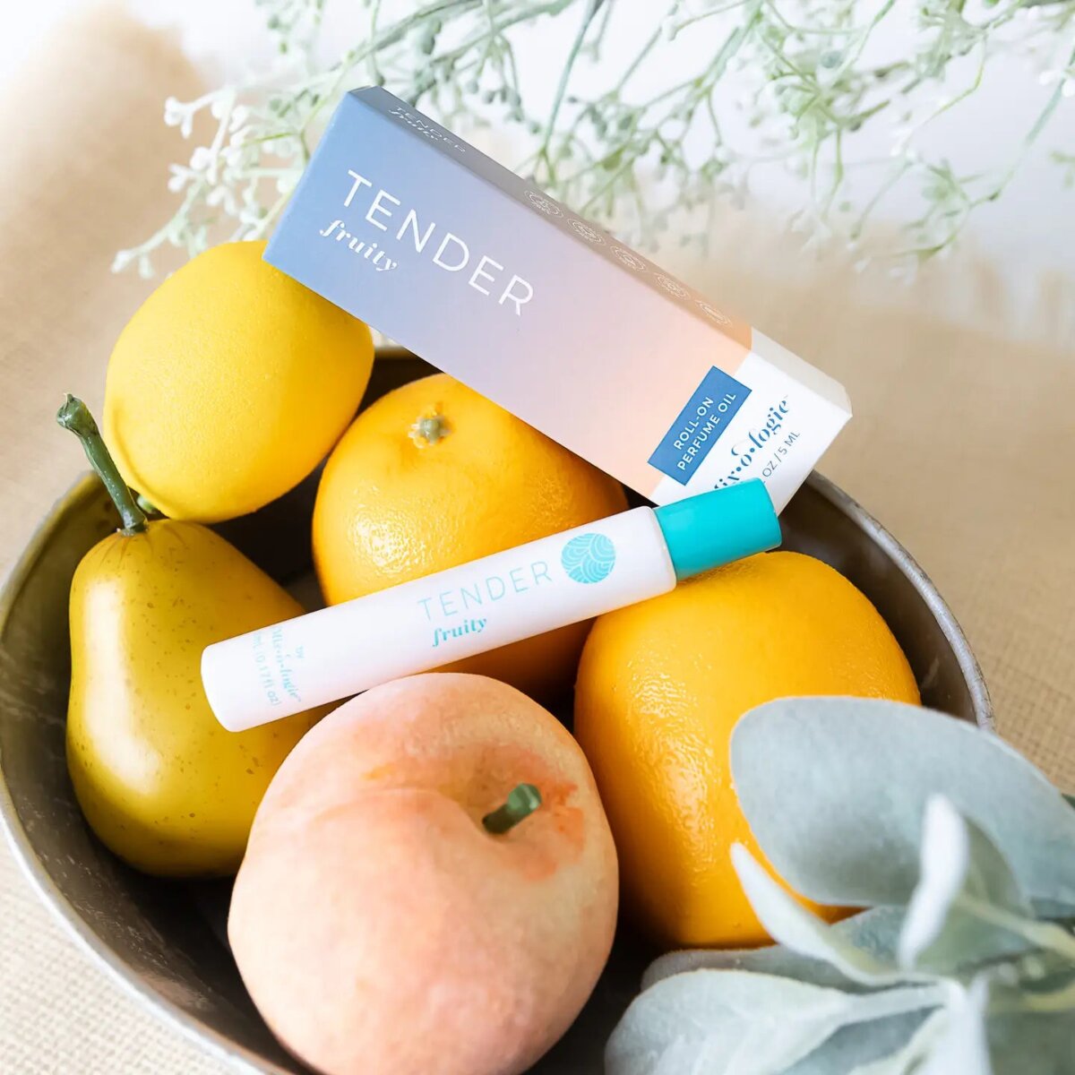 Downloaded from Shopify for use with Vendor ID (979) and Product ID (10288788504870). Product Image for  Tender (Fruity) Rollerball Perfume Oil Roll-On