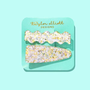Product Image for  Pearl Confetti Medium Claw Hair Clip Set