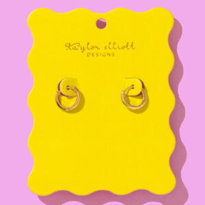 Product Image for  Gold-Plated Small Hoop Huggie Earrings