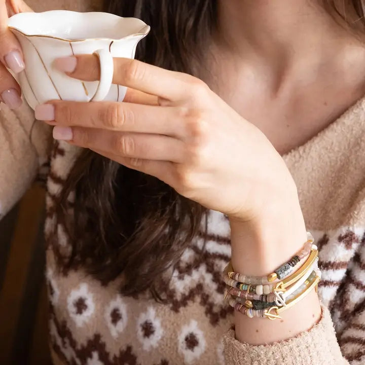 Downloaded from Shopify for use with Vendor ID (979) and Product ID (10308270620966). Product Image for Hidden Message Bracelet – Amazing/Labradorite/Silver