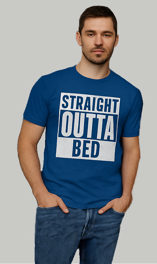 Downloaded from Shopify for use with Vendor ID (823) and Product ID (9978206290196). Product Image for Straight Outta Bed
