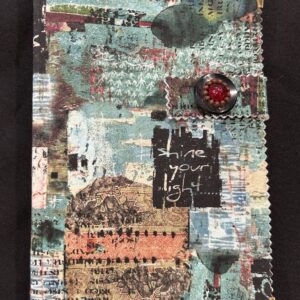 Product Image for Handmade Fabric Journal, Velcro Closure