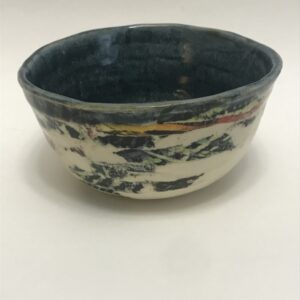 Product Image for Ceramic Bowl Multicolor with Blue by Anita Lamour AML2417