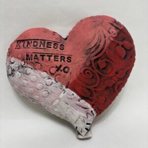 Product Image for Ceramic Garden Stake Heart by Anita Lamour AML2563