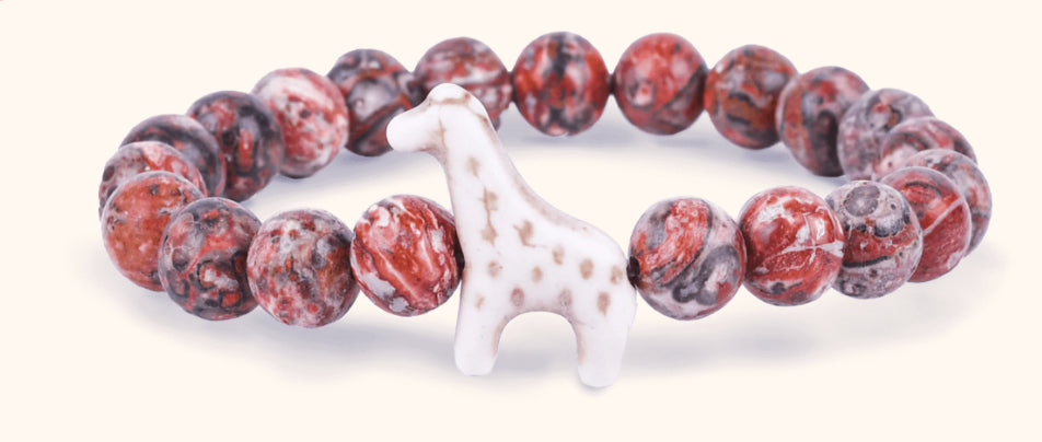 Downloaded from Shopify for use with Vendor ID (979) and Product ID (8340717928742). Product Image for The Trek Bracelet – Track a Giraffe