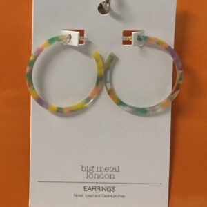 Product Image for  Sophia Hoop Resin Earrings