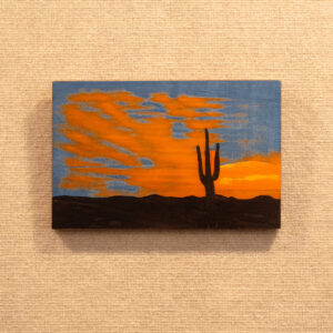 Product Image for Cactus Sunset, Marquetry, Dennis McCarty, GA27