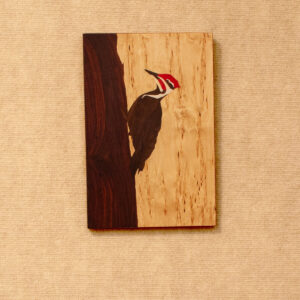 Product Image for Pileated Woodpecker, Marquetry, Dennis McCarty, GA28