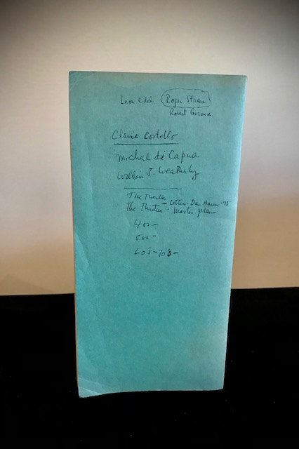 thumbnail_IMG_4847 Product Image for Edmund Wilson Publisher’s Galley – The Twenties (FSG, 1975, Annotated Proof)